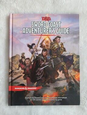 D&D Sword Coast Adventurer’s Guide Hardcover 5E Sourcebook Dungeons And Dragons